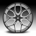 Asanti Black Label ABL38 Monarch Truck Gloss Black Milled Custom Wheels 4